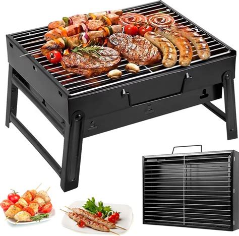 Uten Opvouwbare Smoker Barbecue Tafel Barbecue Houtskoolbarbecue