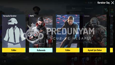 Carlo Karater Koleks Yoncu Destansi Pubg Mob Le Hesabi