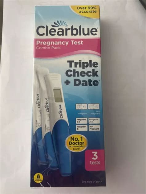 Clearblue Pregnancy Test Ultra Early Triple Check Date Combo Pack