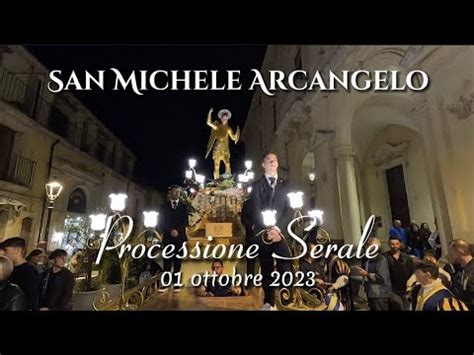 Processione Serale San Michele Arcangelo Palazzolo Acreide Sr