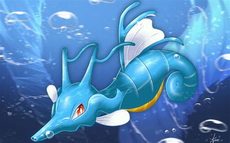 Download Kingdra The Powerful Waterdragon Type Pokémon In A Powerful