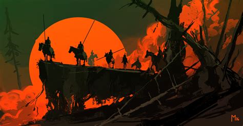 Warrior S Moonlit Ride HD Wallpaper By Dominik Mayer