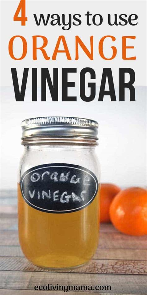 Ways To Use Homemade Orange Peel Vinegar Around The House