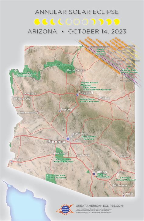 Annular solar eclipse 2023 Arizona — Great American Eclipse