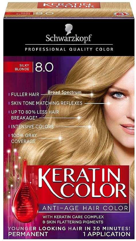 Schwarzkopf Keratin Color Anti Age Hair Color Silky Blonde