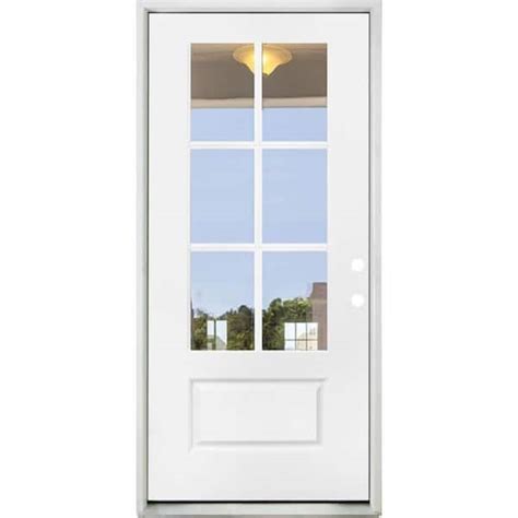 Reviews For Steves And Sons 32 In X 80 In Legacy Series 6 Lite 34 Lite Clear Glass Left Hand