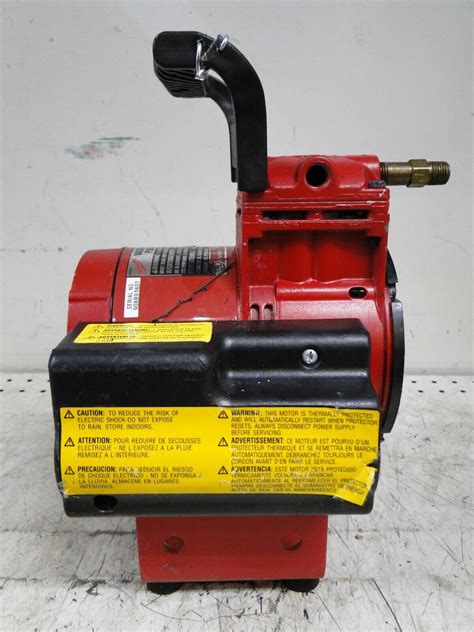 Milwaukee 49 50 0200 Coring Rig Vacuum Pump Assembly 1 3 Hp Motor Hp 45242190126 Ebay