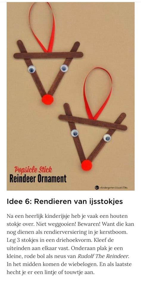 Knutselen Met Ijsstokjes Knutselen Met Ijsstokjes Kinderen Kerstmis