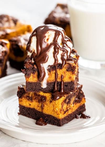 Pumpkin Cheesecake Brownies Jo Cooks