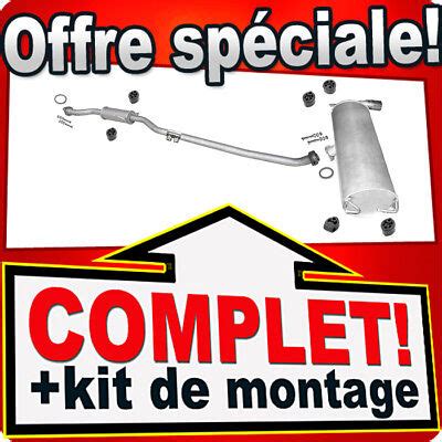 Échappement pour TOYOTA RAV 4 II 2 0 VVTI 3 portes SWB 2000 2003