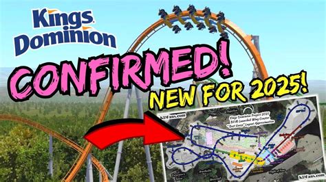 Kings Dominion To Open MASSIVE New B M Wing Coaster In 2025 YouTube