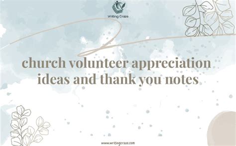 91 Church Volunteer Appreciation Ideas And Thank You Notes