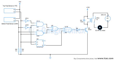 automatic water pump circuit diagram - IOT Wiring Diagram