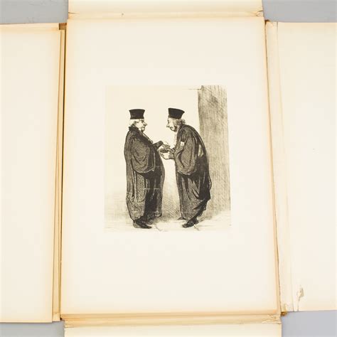 HONORÉ DAUMIER (After), portfolio with 40 + 5 lithographs, published ...