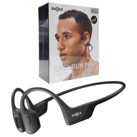 Shokz OpenRun Pro Bone Conduction Sport Headphones Black PS