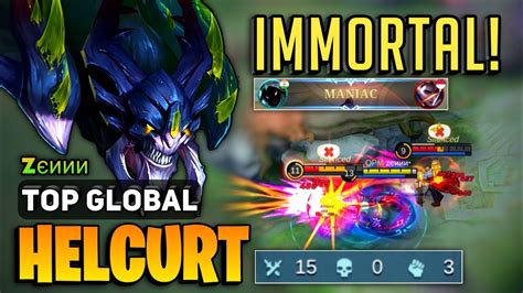 MANIAC Helcurt Perfect Gameplay Top Global Helcurt Best Build By