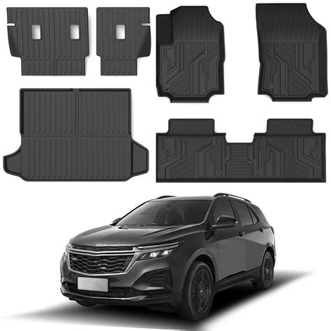 Caresa Floor Mats Trunk Mat Back Seat Cover Protector For Chevy