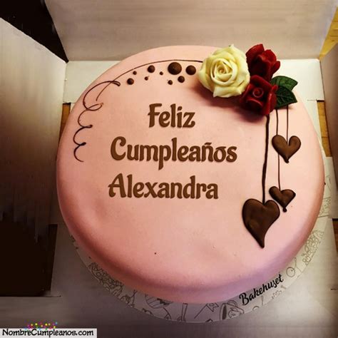 Feliz Cumplea Os Alexandra Tartas Tarjetas Deseos