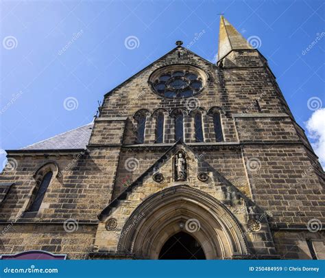 St. Hildas Catholic Church in Whitby, North Yorkshire Stock Image - Image of britain, england ...