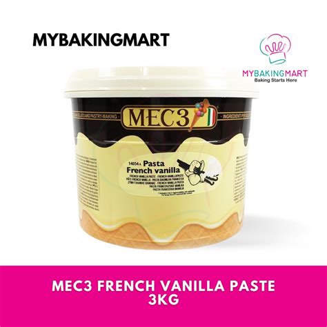 Mec3 French Vanilla Paste 3kg MyBakingMart