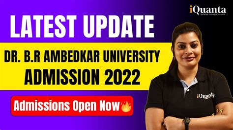 Latest Update 🔥 Dr Br Ambedkar University Admission 2022