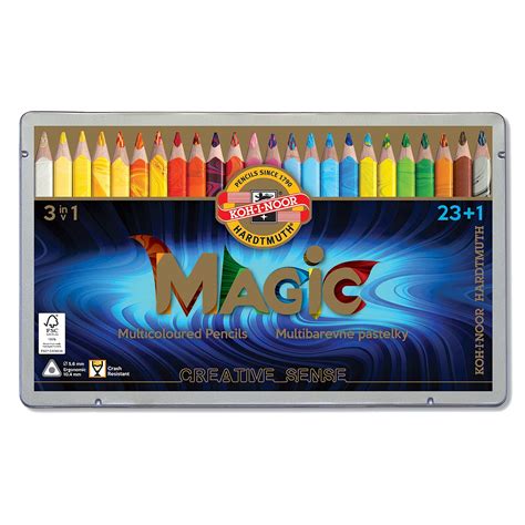 Amazon Koh I Noor Magic Jumbo Triangular Coloured Pencil Pack Of