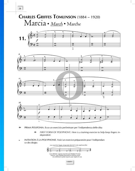 March (Charles Tomlinson Griffes) Piano Sheet Music - OKTAV