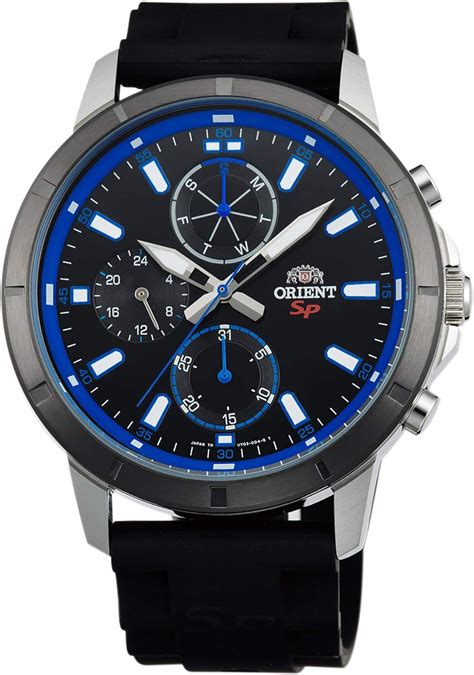 Orient Reloj Analógico para Hombre de Cuarzo con Correa en Caucho