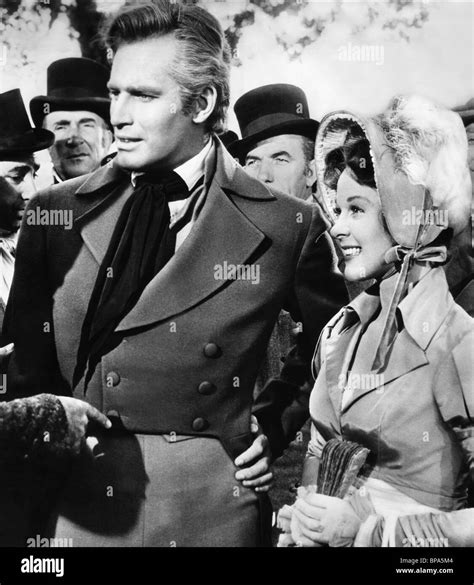 Charlton Heston And Susan Hayward The Presidents Lady 1953 Stock Photo