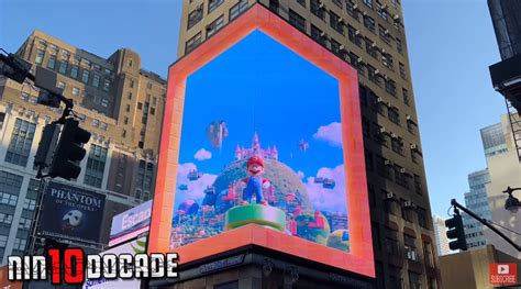 Super Mario Bros Movie 3d Billboard Spotted In Nyc Gonintendo