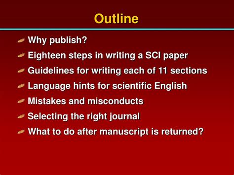 Ppt How To Write And Publish A Sci Paper Powerpoint Presentation