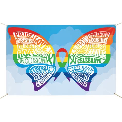 Rainbow Pride Design Banner Positive Promotions