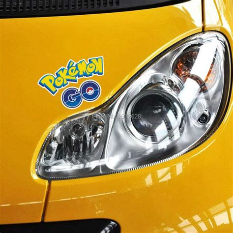 Lovely Cartoon Car Styling Animal Pikachu Pokemon Go Car Stickers ...