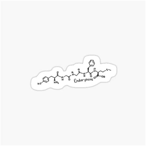"Endorphins Sticker" Sticker for Sale by sydschwartz | Redbubble
