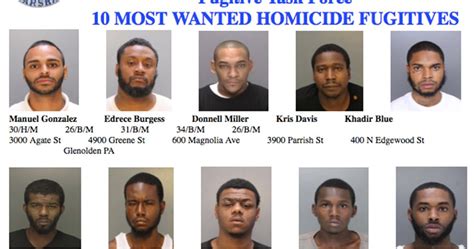 U S Marshals Issue 10 Most Wanted Murder Fugitives List In