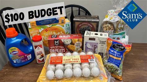 Monthly Sam S Club Haul Budget Youtube