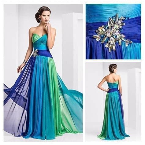 Sleeveless A Line Beading Crystal Long Evening Dress