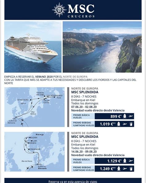 Atenci N Empieza A Reservar Tus Vacaciones De Verano Crucero Msc