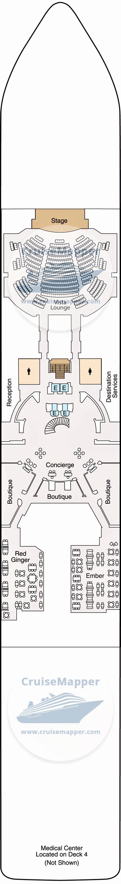 Oceania Vista Deck Plan The Hourglass Hobby