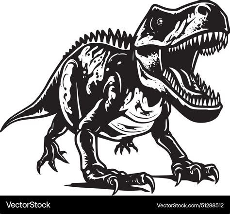 Dinosaur - high quality logo ideal for t-shirt Vector Image