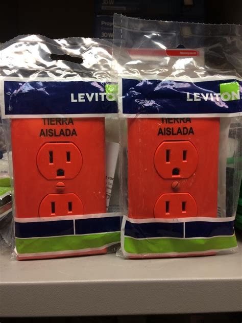 Leviton Contacto Duplex Tierra Aislada A C Tapa K Meses Sin