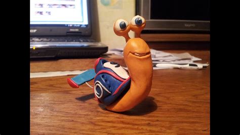 Улитка Турбо. How to make Snail Turbo of clay. - YouTube