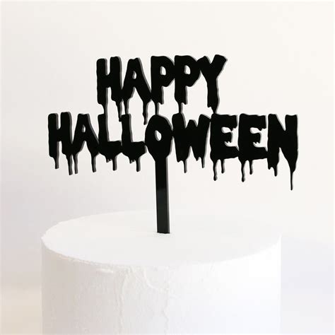 Happy Halloween Cake Topper Halloween Cake Topper Halloween Cakes