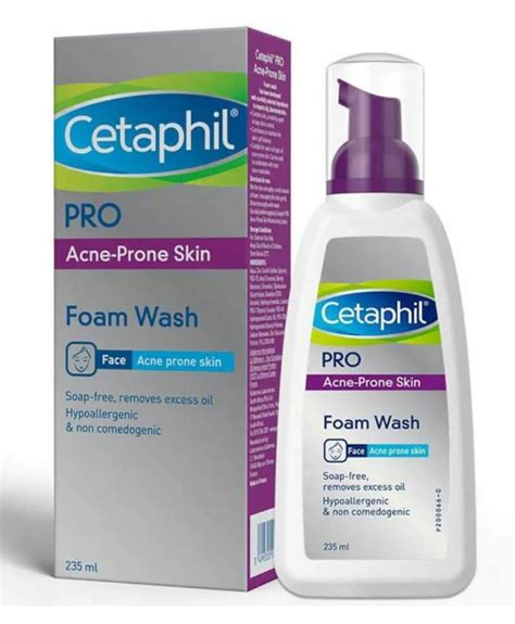 Cetaphil Pro Acne Prone Skin Foam Wash 235ml Deep Cleansing Oil