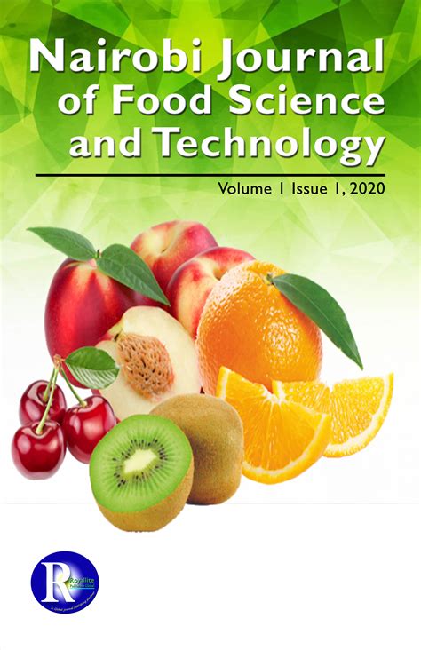 Nairobi Journal Of Food Science And Technology