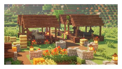 ﾟ･｡･ ･｡･ Minecraft Farm Cute Minecraft Houses Minecraft