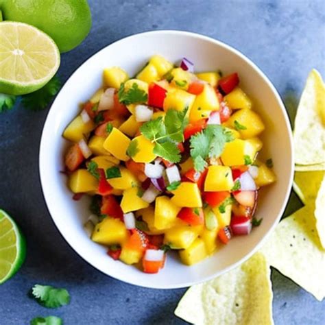 Easy Mango Salsa Recipe Living Smart And Healthy