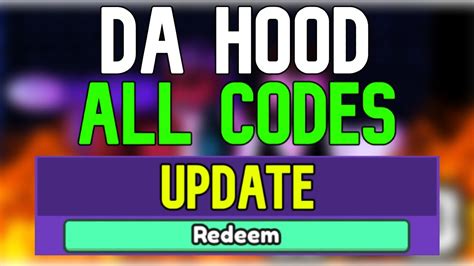 New Da Hood Codes Roblox Da Hood Codes January 2024 Youtube