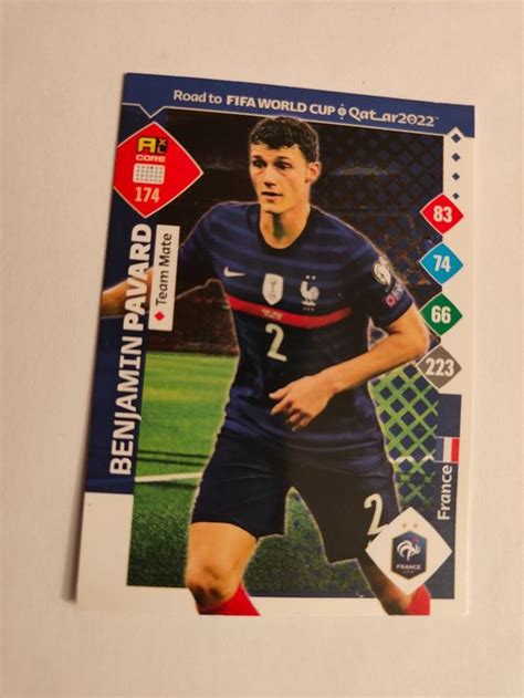 PANINI ADRENALYN WORLD CUP QATAR 2022 BENJAMIN PAVARD Acheter Sur Ricardo