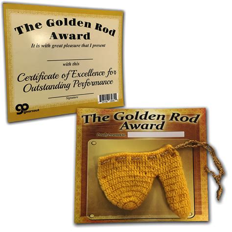 The Golden Rod Award - $10.95 : FunSlurp.com, Unique Gifts and Fun Products by FunSlurp